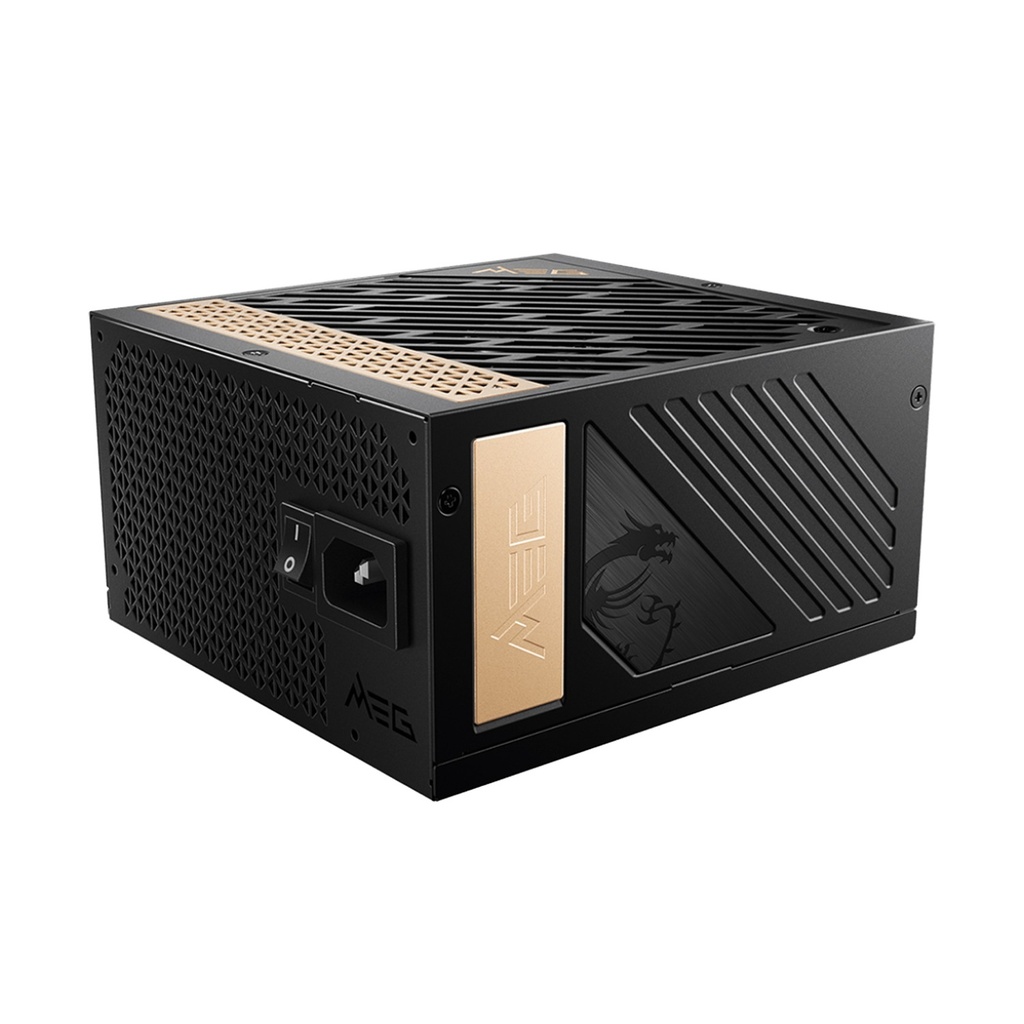 MSI MEG Ai1300P 80PLUS Platinum 1300W Cybenetic Platinum ATX 3.1 PCIe 5.1 Ready Power Supply