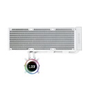 Lian Li Hydro-Shift II LCD-C 360mm Fanless CPU Cooler with 2.1" IPS LCD Screen - White