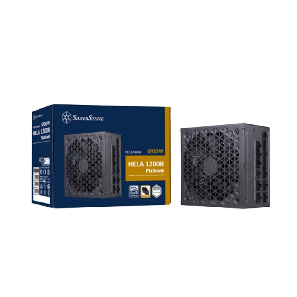 [NS010895] Silver Stone Hela Series 1200R Cybenetics Platinum Fully Modular ATX 1200W Power Supply
