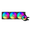 PC Cooler DA360 Pro ARGB CPU Liquid Cooler - Black