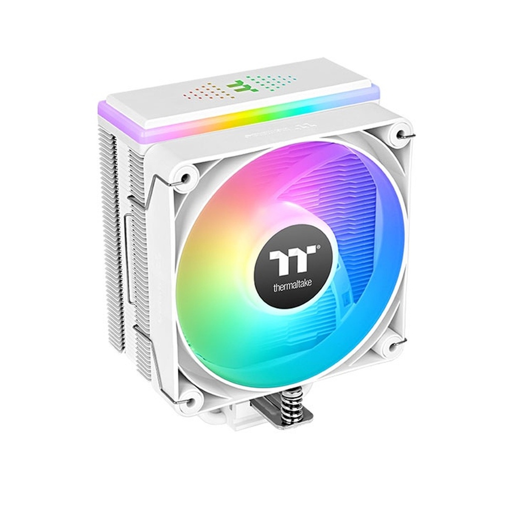 [NS029804] Thermaltake ASTRIA 200 ARGB Lighting Single Tower CPU Cooler, Compatible with Latest Intel LGA 1700 and AMD AM5 CPU ,WHITE