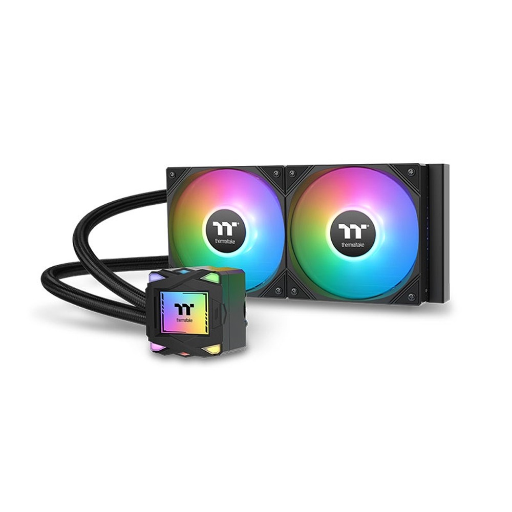 [NS029803] Thermaltake LA240 ARGB Sync AIO Liquid CPU Cooler, 240mm Radiator - Black