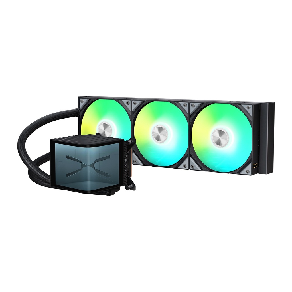 [NS030295] Tryx Panorama 2K 6.5" 60Hz 360MM Liquid Cooler With Curved Amoled Display - Black | L-P360A-AS3M-G1K