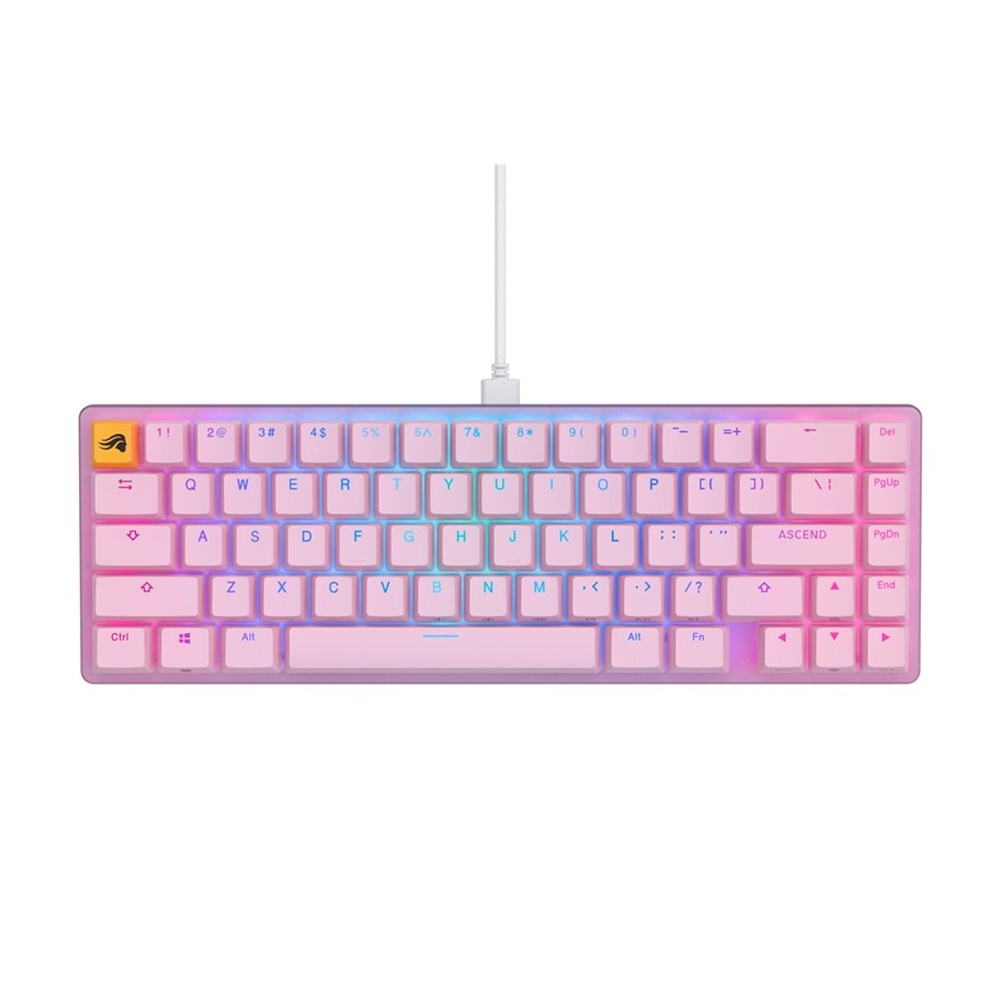 [GGC6U] Glorious GMMK2 Compact 65% Modular Mechanical Gaming Keyboard Pre-Built Edition – Pink (Used)
