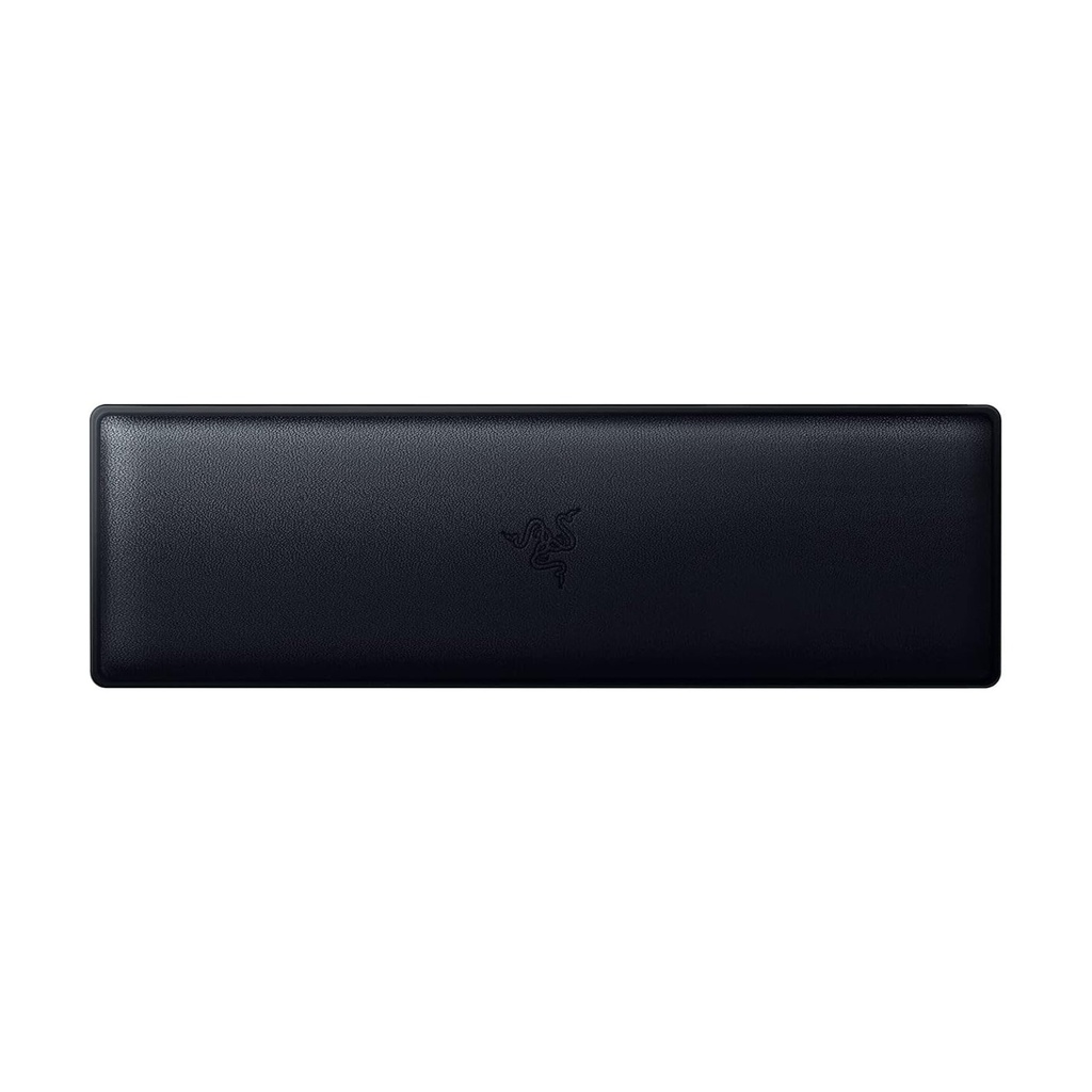 [NS006094] Razer Ergonomic Wrist Rest for Mini Keyboards: Plush Leatherette Memory Foam Cushion, Anti-Slip Rubber Feet - Black