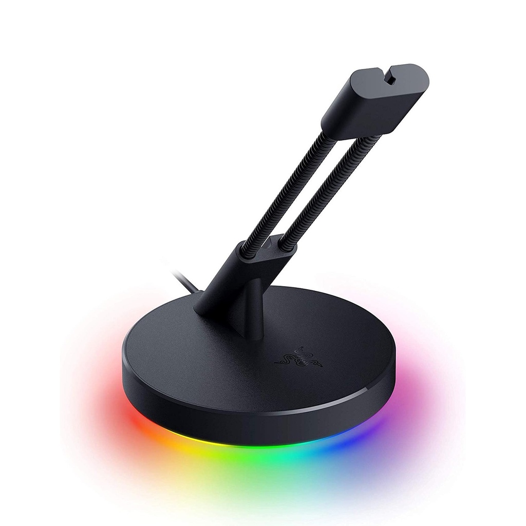 [NS005367] Razer Gaming Mouse Bungee V3 Chroma: Drag-Free Wired Mouse Support, for Esports-Level Performance, Weighted Base, Anti-Slip Feet - Classic Black