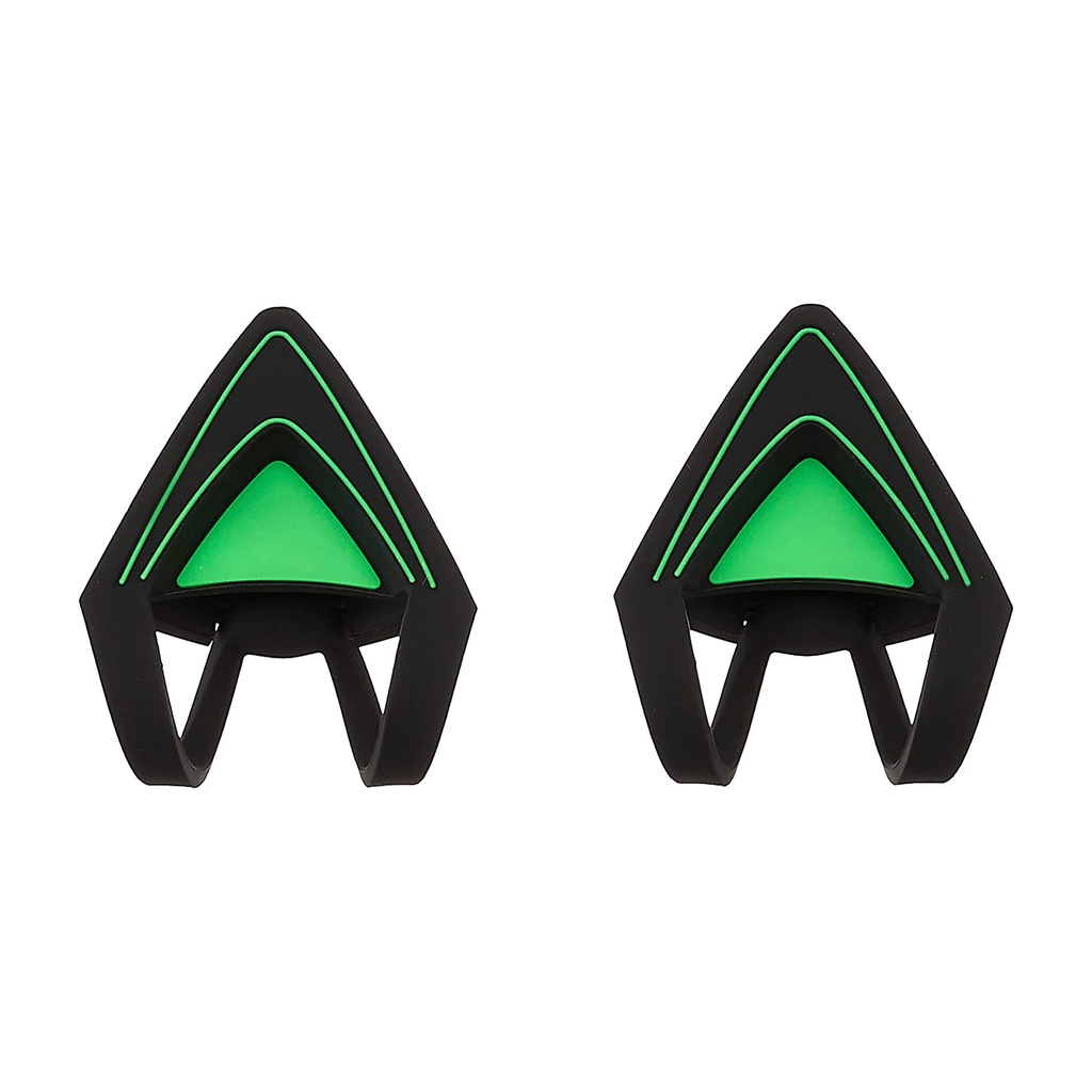 [NS007778] Razer Kitty Ears for Kraken Headsets: Compatible with Kraken 2019, Kraken TE Headsets, Adjustable Straps, Water Resistant Construction - Green