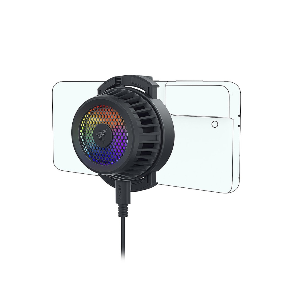 [NS008913] Razer Phone Cooler Chroma Android Smartphone Cooling Fan With Razer Chroma RGB