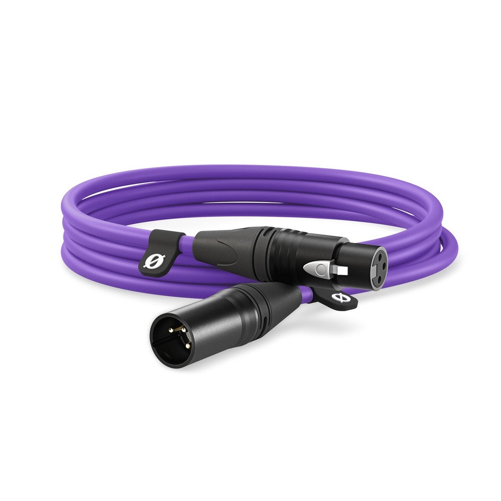 [NS030487] Rode XLR-3 Premium XLR Cable 3M - Purple