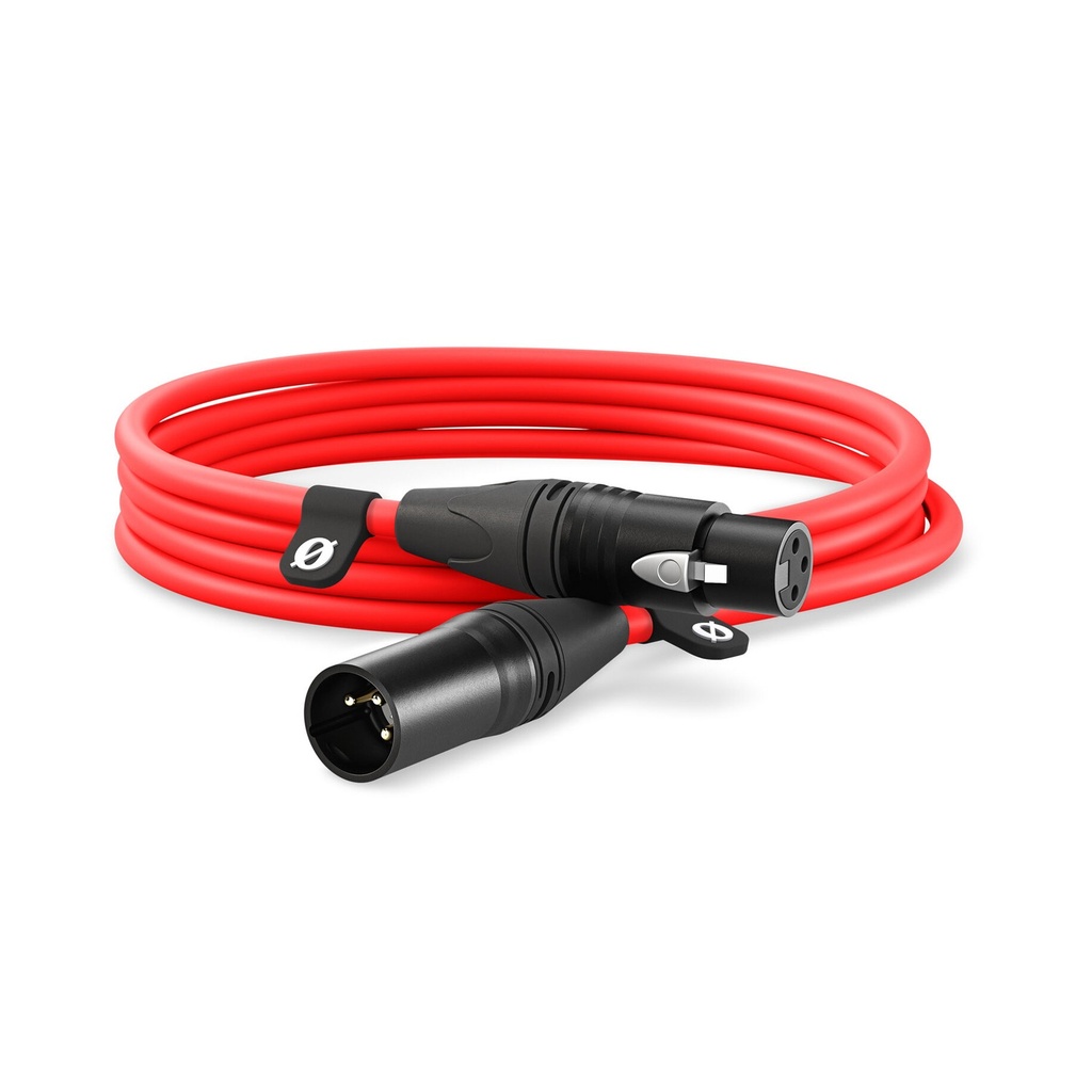 [NS028548] Rode XLR-3 Premium XLR Cable 3M - Red