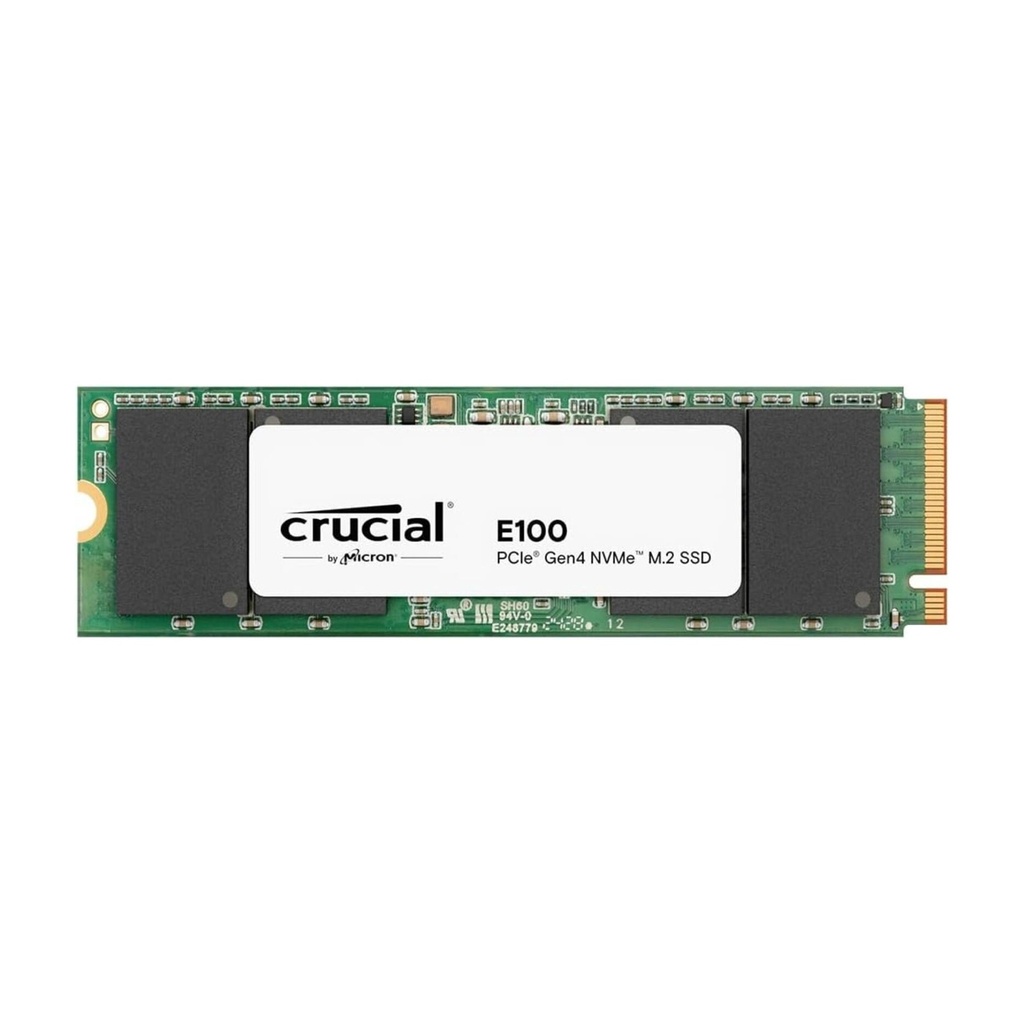 [NS033012] Crucial E100 PCIe 4.0 Gen4 NVMe 2280 M.2 1TB SSD 5000MB/s Read Speed