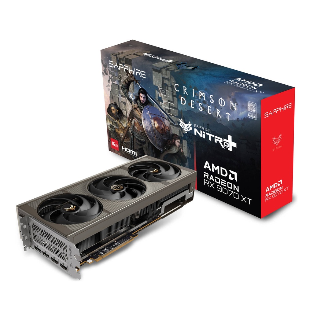 [NS033011] Sapphire Nitro+ AMD Radeon RX 9070 XT OC Crimson Desert Edition Graphics Card