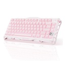 GravaStar Mercury K1 75% Wireless Mechanical Gaming Keyboard For Windows XP & Above/Mac - Sakura Pink