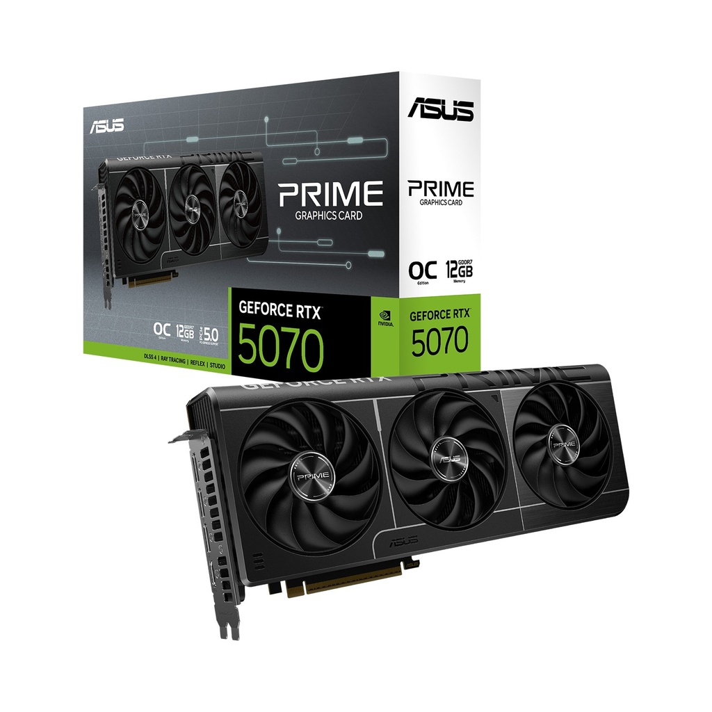 ASUS Prime GeForce RTX 5070 12GB GDDR7 OC Edition PCIe 5.0 Graphic Card