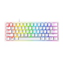 Razer Huntsman Mini Clicky Optical Switches (Purple), 60% Gaming Keyboard, Chroma Rgb Lighting, Pbt Keycaps, Onboard Memory - Mercury White