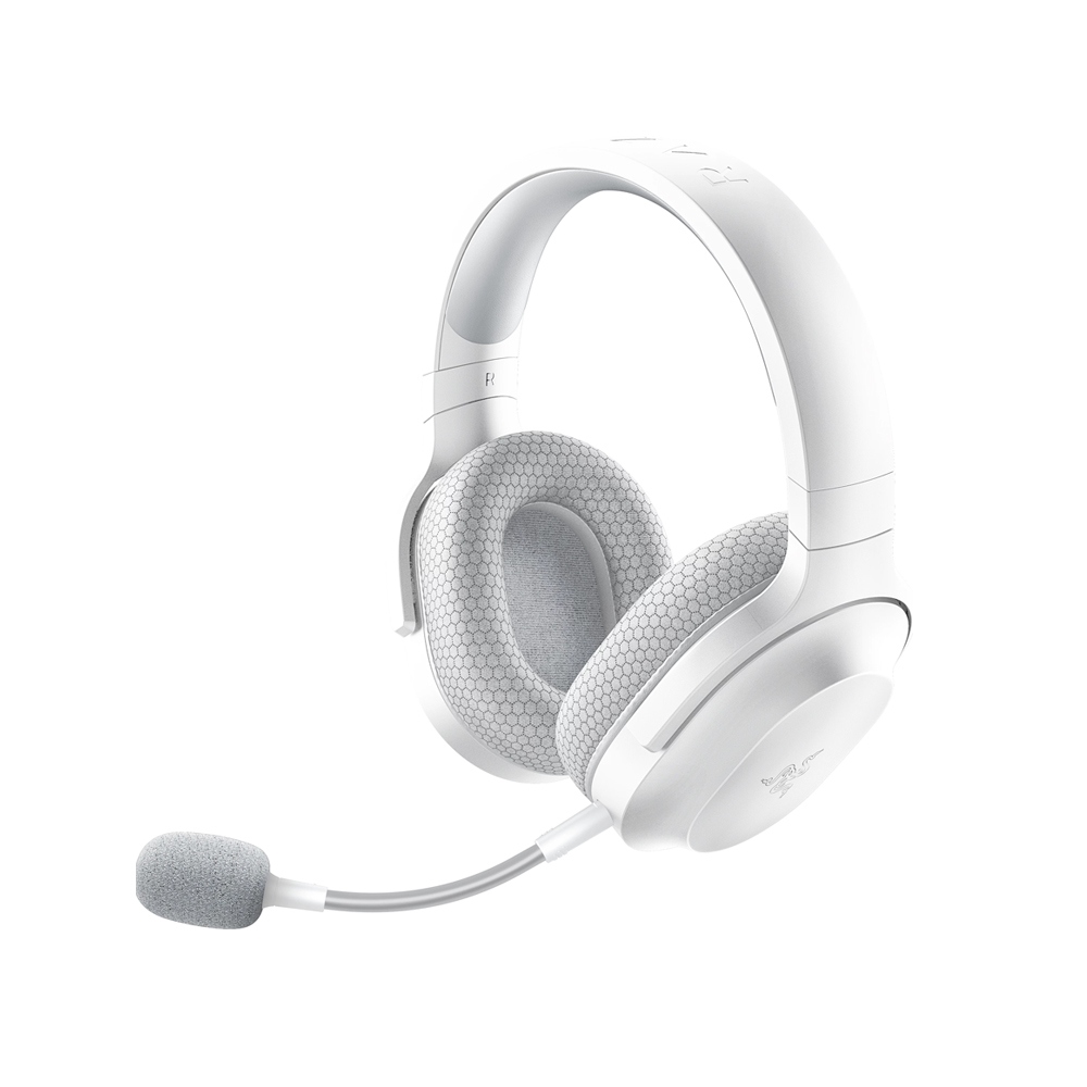 [NS005357] Razer Barracuda X Wireless/Bluetooth/Wired 7.1 Surround Sound Gaming Headset, Detachable Hyperclear Cardioid Mic,Upto 50 Hrs Battery Life For PC,PlayStation,Switch & Mobile Devices - Mercury White
