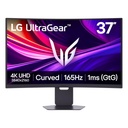 LG UltraGear™ 4K UHD Curved Gaming Monitor, 37'' VA Display Panel, 4K Resolution (3840 × 2160), 165Hz Refresh Rate, 1ms Response Time, HDMI 2.1/USB-C & Standard Ports, Built-in Speaker, AMD FreeSync™ Premium Pro, Adaptive Sync | 37G800A-B