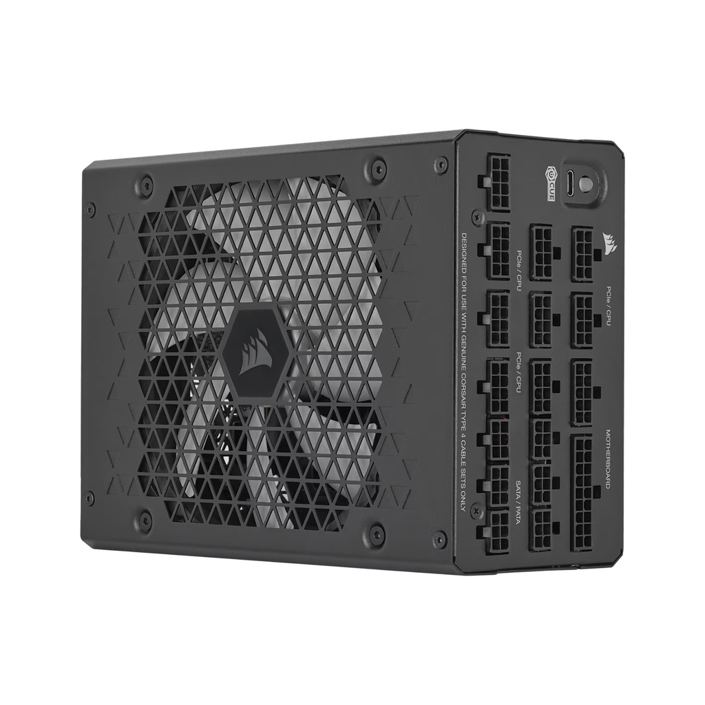 [NS030408] Corsair HXi Series HX1500i 80PLUS PLATINUM High Performance Fully Modular 1500W ATX 3.1 Power Supply -Black