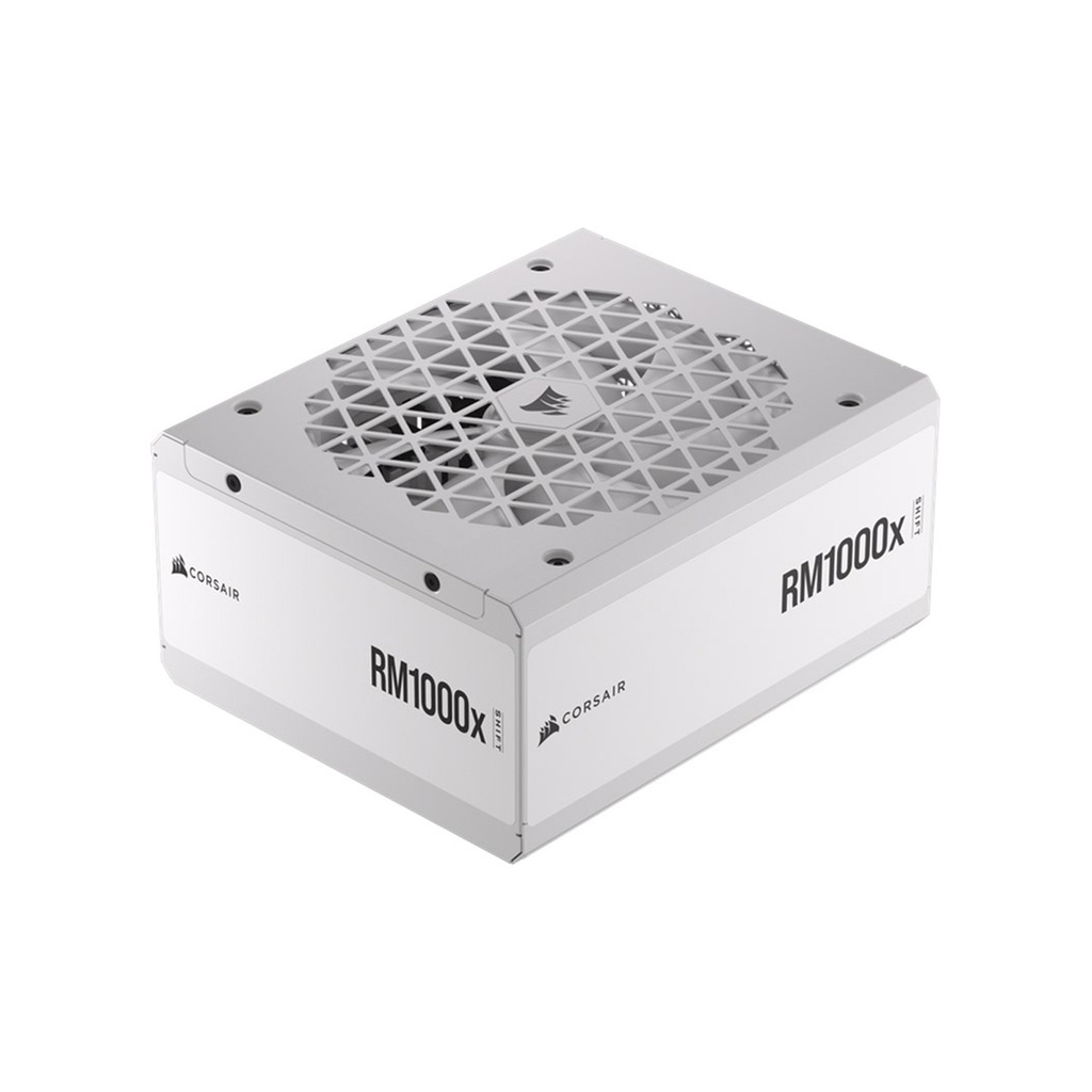 Corsair RMx Shift Series RM1000x 80PLUS GOLD Fully Modular 1000W ATX 3.0 PCIe 5.0 Power Supply - White