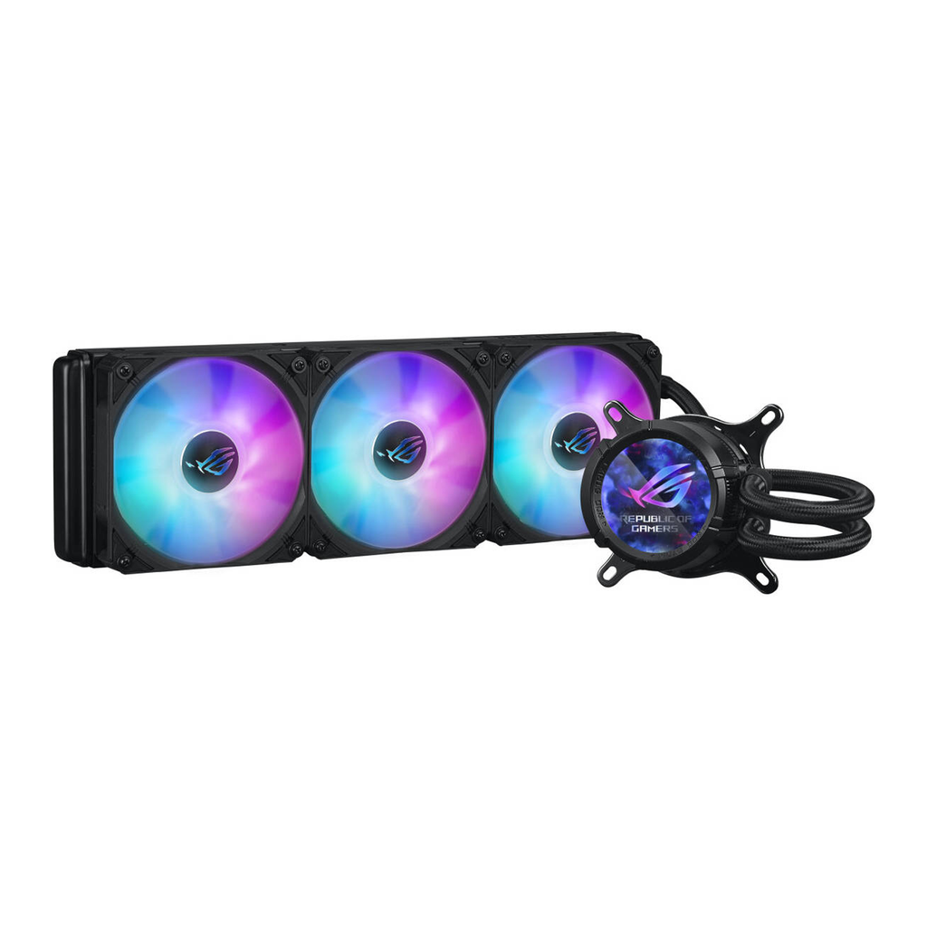 Asus Rog Strix LC III 360 ARGB LCD Gen2 360MM CPU Liquid Cooler - Black
