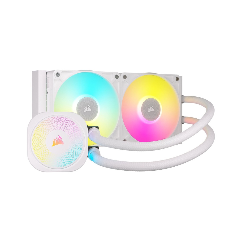 Corsair iCUE Link Titan 240 RX RGB Extreme Performance 240mm Liquid CPU Cooler - White