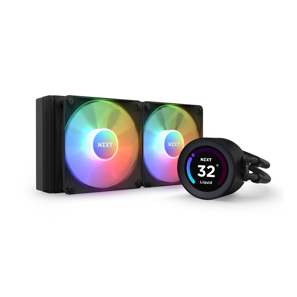 [NS011243] NZXT Kraken Elite 240 RGB 240mm Liquid Cooler With LCD Display - Black