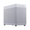 Asus Prime AP201 Micro ATX 33L Left Side Tempered Glass Panel Case Without Fan - White