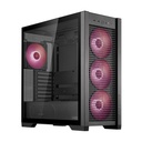ASUS Tuf Gaming GT302 ARGB ATX Mid Tower Case Left Side Tempered Glass 4x ARGB Fans - Black