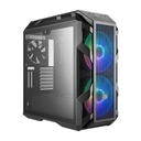 Cooler Master MasterCase H500M Mid-Tower 3 Sides Tempered Glass Panel with Case 3 ARGB Fans - Black