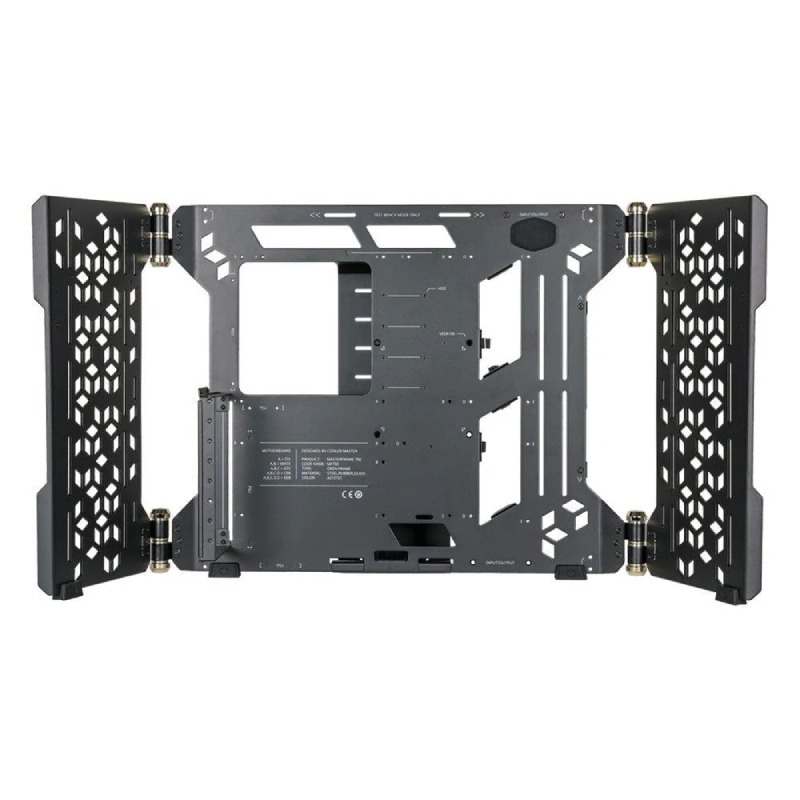 [NS027782] Cooler Master MasterFrame 700 Open-Air Panoramic Tempered Glass Extreme Water-Cooling Full Tower Case - Black