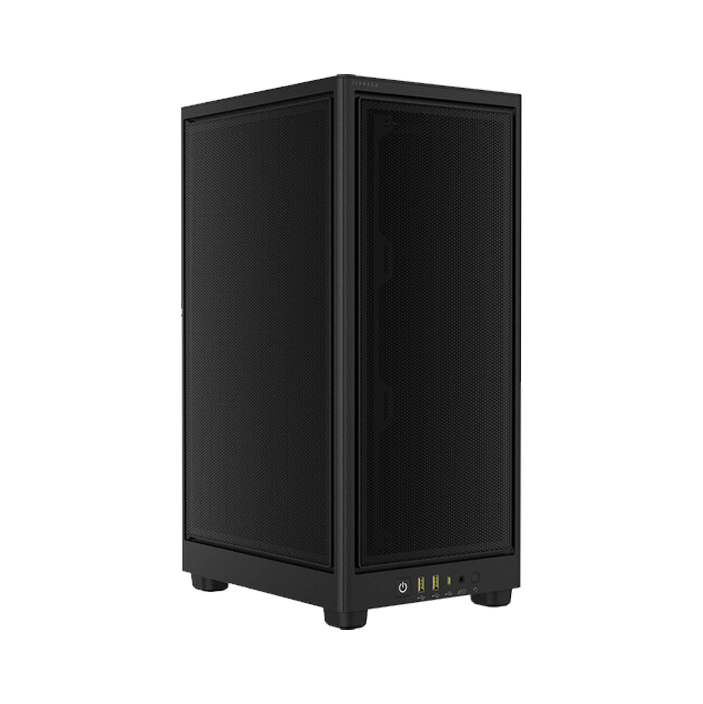 [NS029357] Corsair 2000D AIRFLOW Mini-ITX PC Case, Optimal Airflow Design, Mesh on All Sides, Up to 360mm Radiator - Black