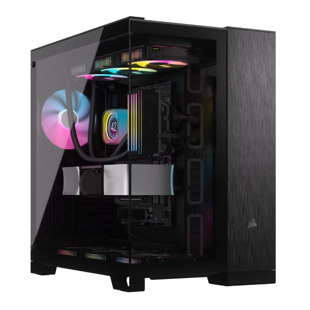 [NS027114] CORSAIR 6500X Mid Tower Case - Black/ Obsidian