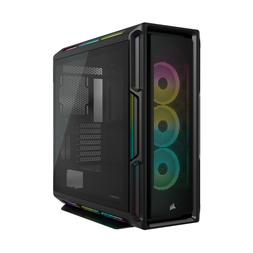 [NS005310] Corsair iCUE 5000T RGB Tempered Glass With 3 RGB & 1 Rear Fans Full-Tower ATX PC Case - Black