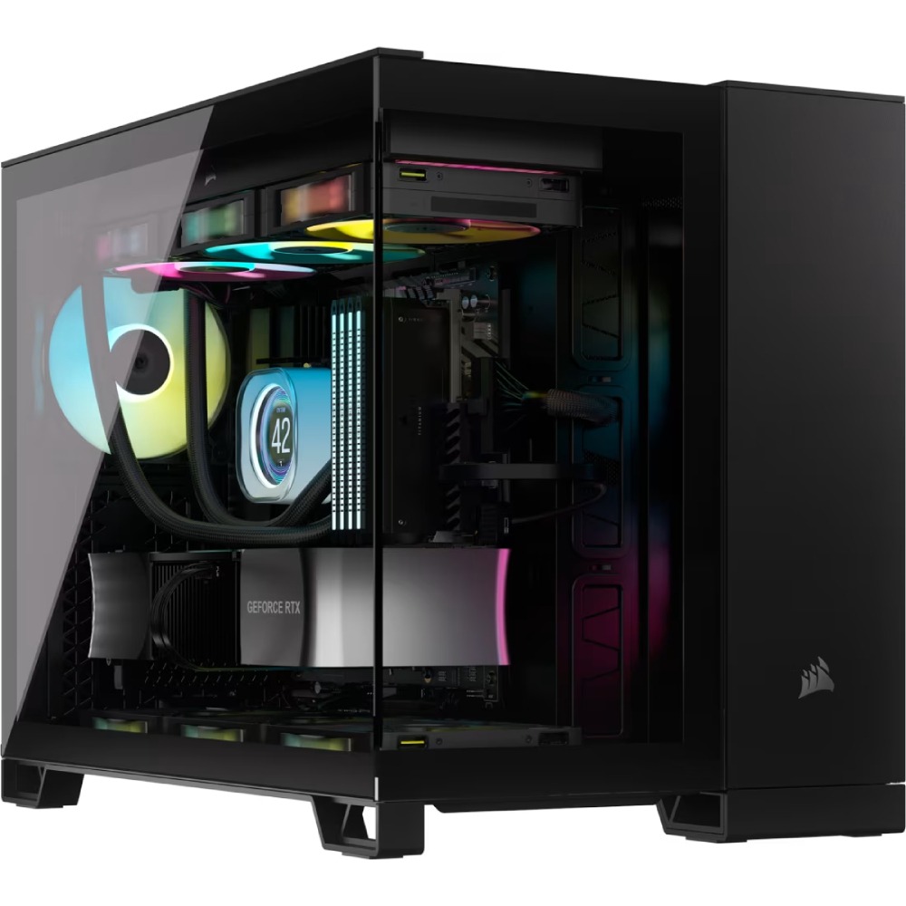 [NS027112] CORSAIR ICUE LINK 2500X RGB Mid Tower Case - Black