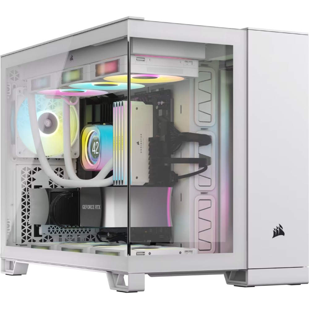 [NS027113] CORSAIR ICUE LINK 2500X RGB Mid Tower Case - White
