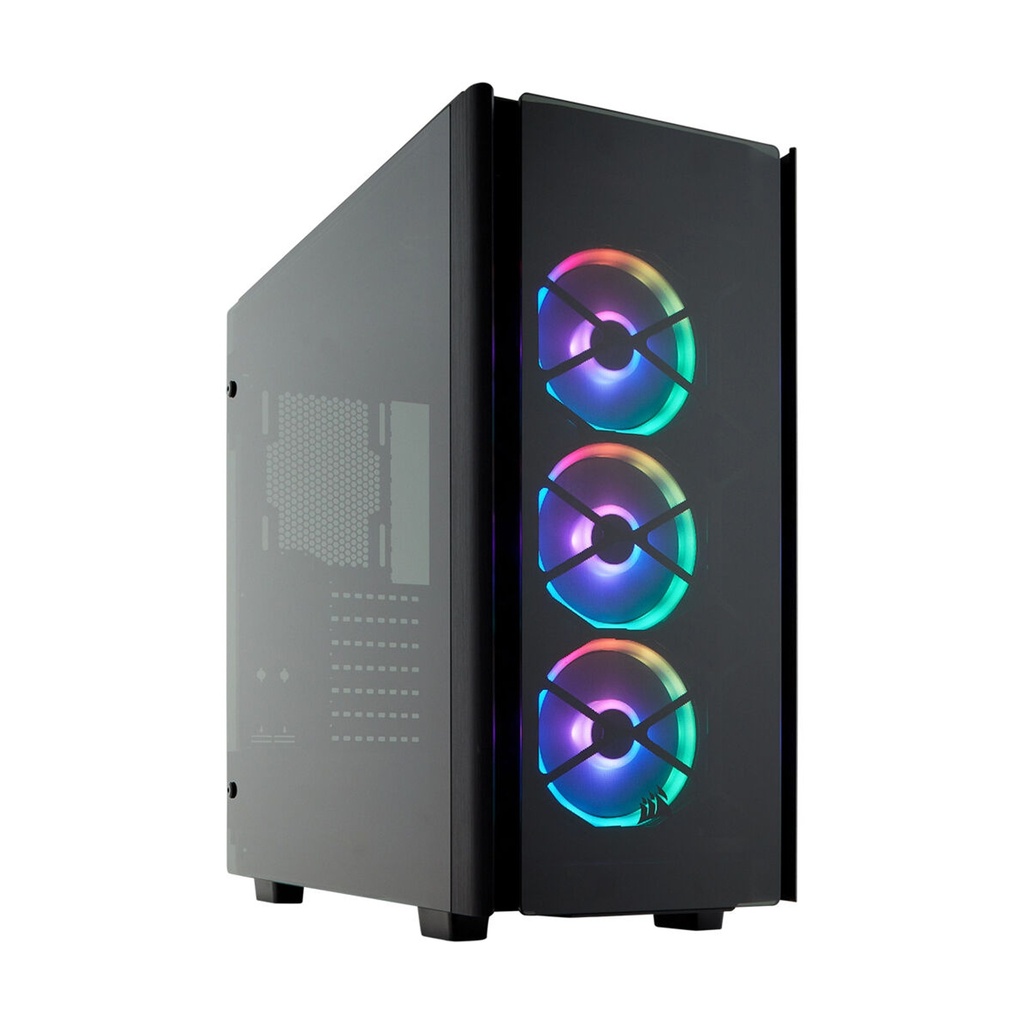 [NS004737] Corsair Obsidian Series 500D RGB SE Mid Tower Case Premium Tempered Glass and Aluminum LL120 Fans -Black