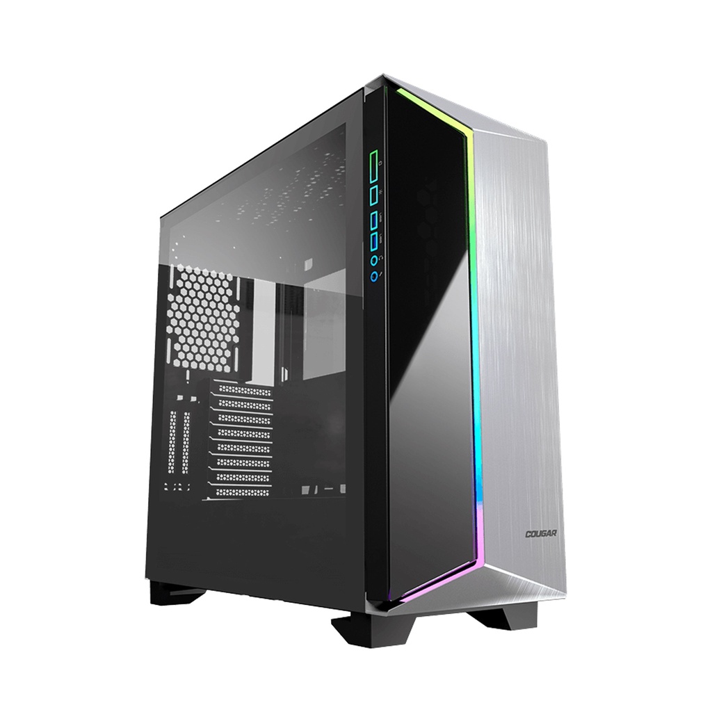 Cougar DarkBlader-G RGB ATX Full-Tower Tempered Glass Side Panel Case - Black