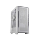 Cougar UniFace Mid Tower Tempered Glass Side Panel Case With 2 Fan Non RGB - White
