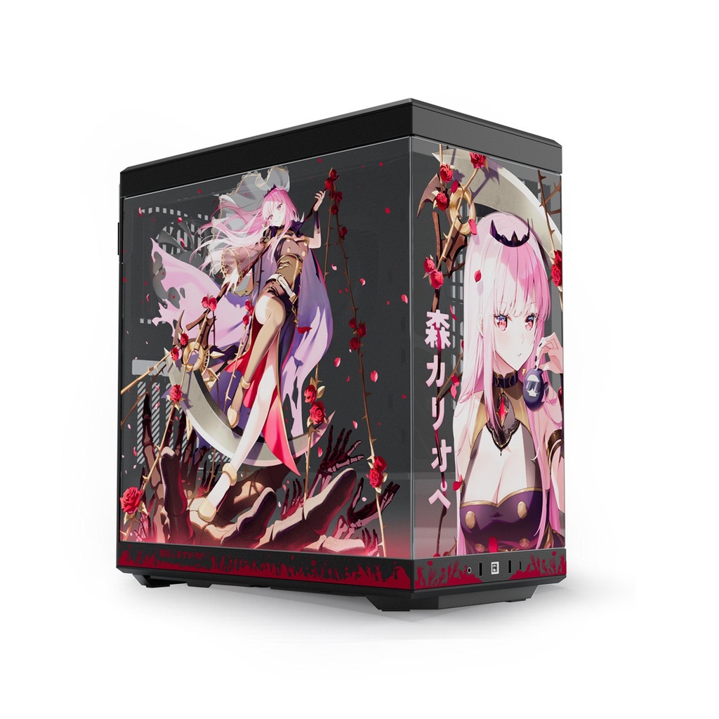 HYTE Mori Calliope Y40 Mid Tower Two Panel Front & Left Side Tempered Glass Case With 2 Fan