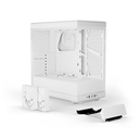 HYTE Y40 Mid Tower Two Panel Front & Left Side Tempered Glass Case With 2 Fan - Snow White
