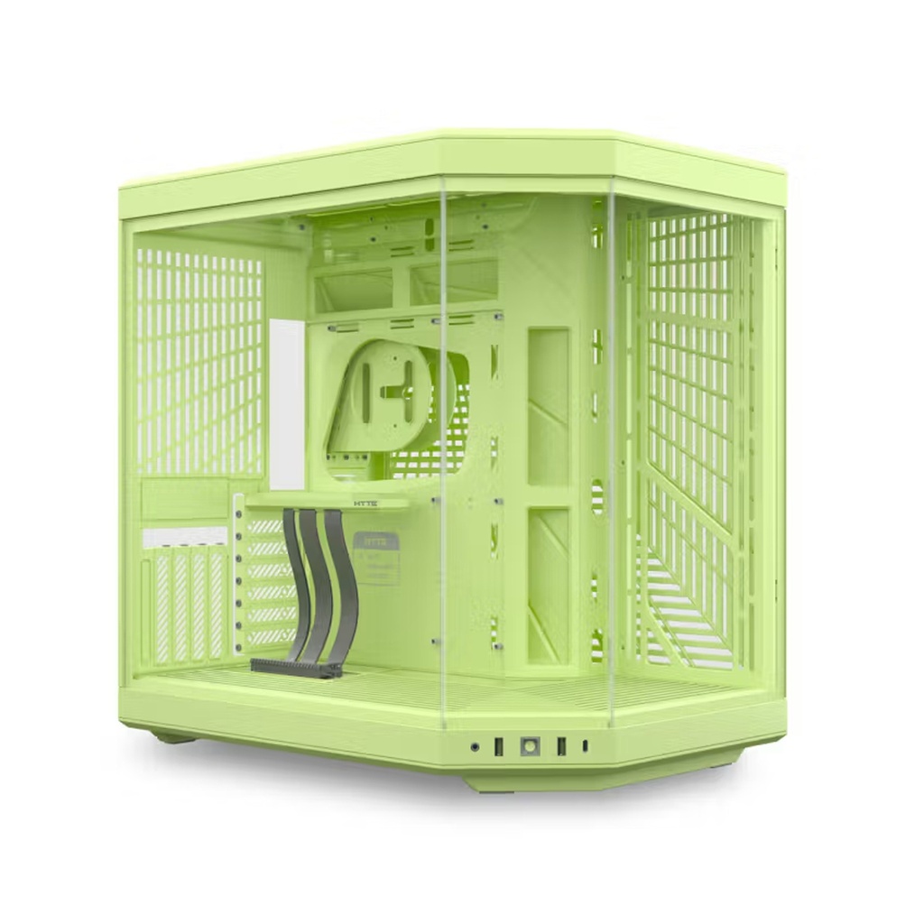 [NS033235] HYTE Y70 Mid Tower Two Panel Front & Left Side Tempered Glass Case without Fan - Matcha Mlik