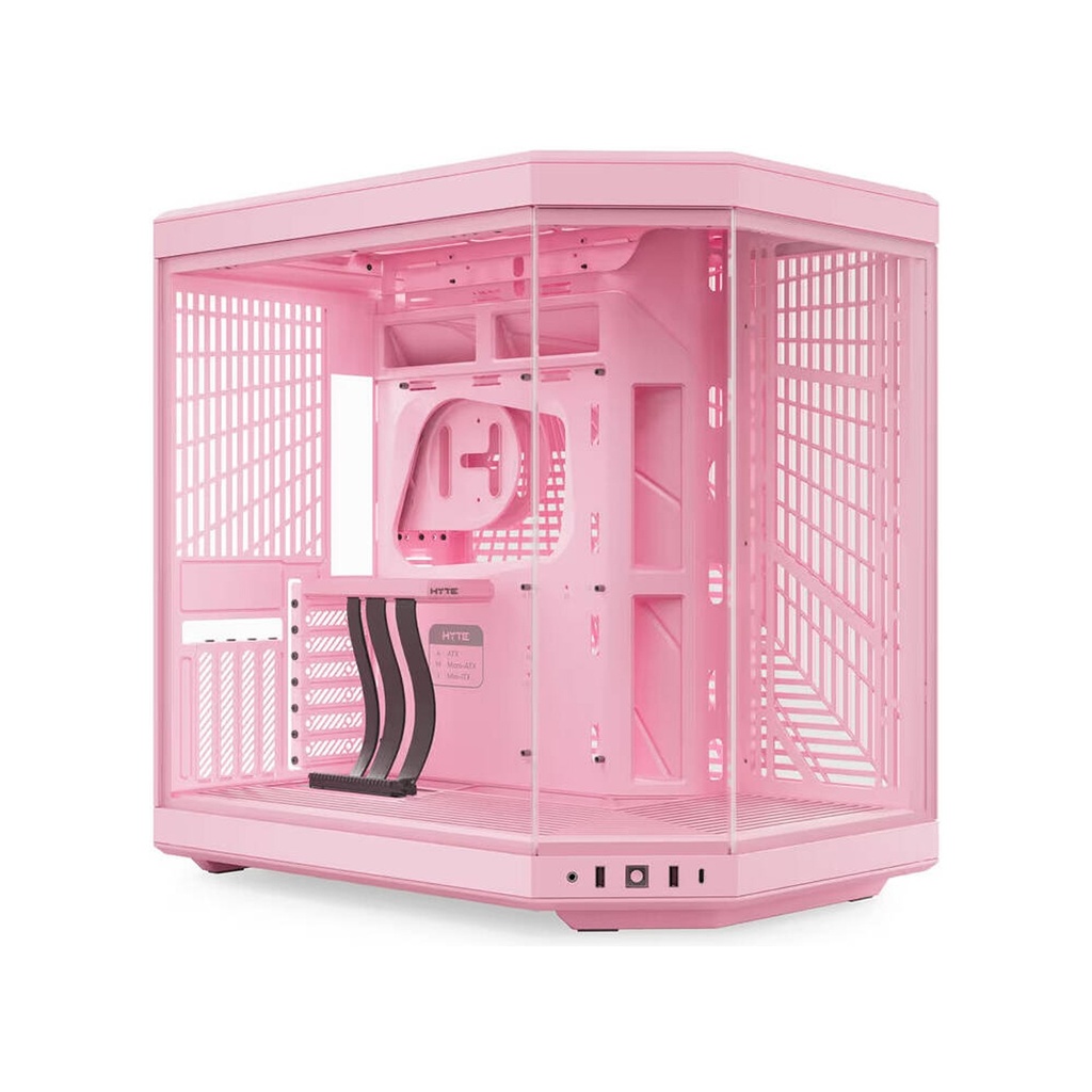 [NS033236] HYTE Y70 Mid Tower Two Panel Front & Left Side Tempered Glass Case without Fan - Strawberry Mlik