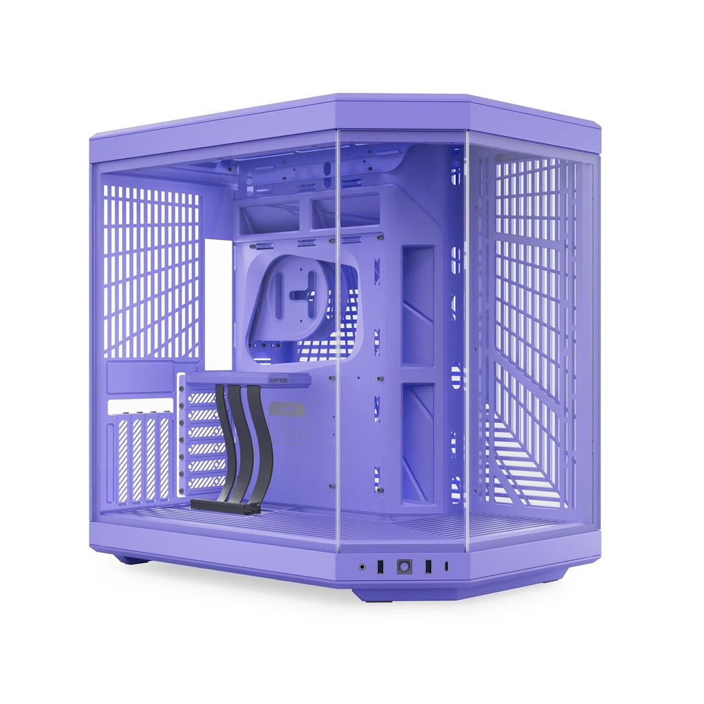 [NS030306] HYTE Y70 Mid Tower Two Panel Front & Left Side Tempered Glass Case without Fan - Taro Milk