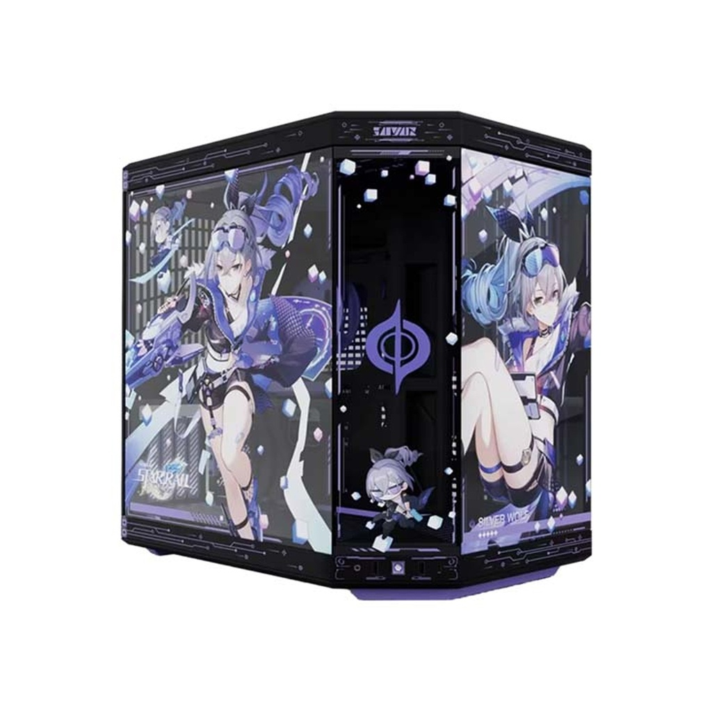 [NS030308] HYTE Y70 Silver Wolf Mid Tower Two Panel Front & Left Side Tempered Glass Case without Fan - Early Bird