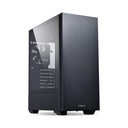 Lian Li Lancool 205 Mid-Tower Chassis ATX Computer Case, Tempered Glass Side Panel, Water-Cooling Ready, Side Ventilation and 2x120mm Pre-Installed Fan, Black I LANCOOL-205-ATX-BLK