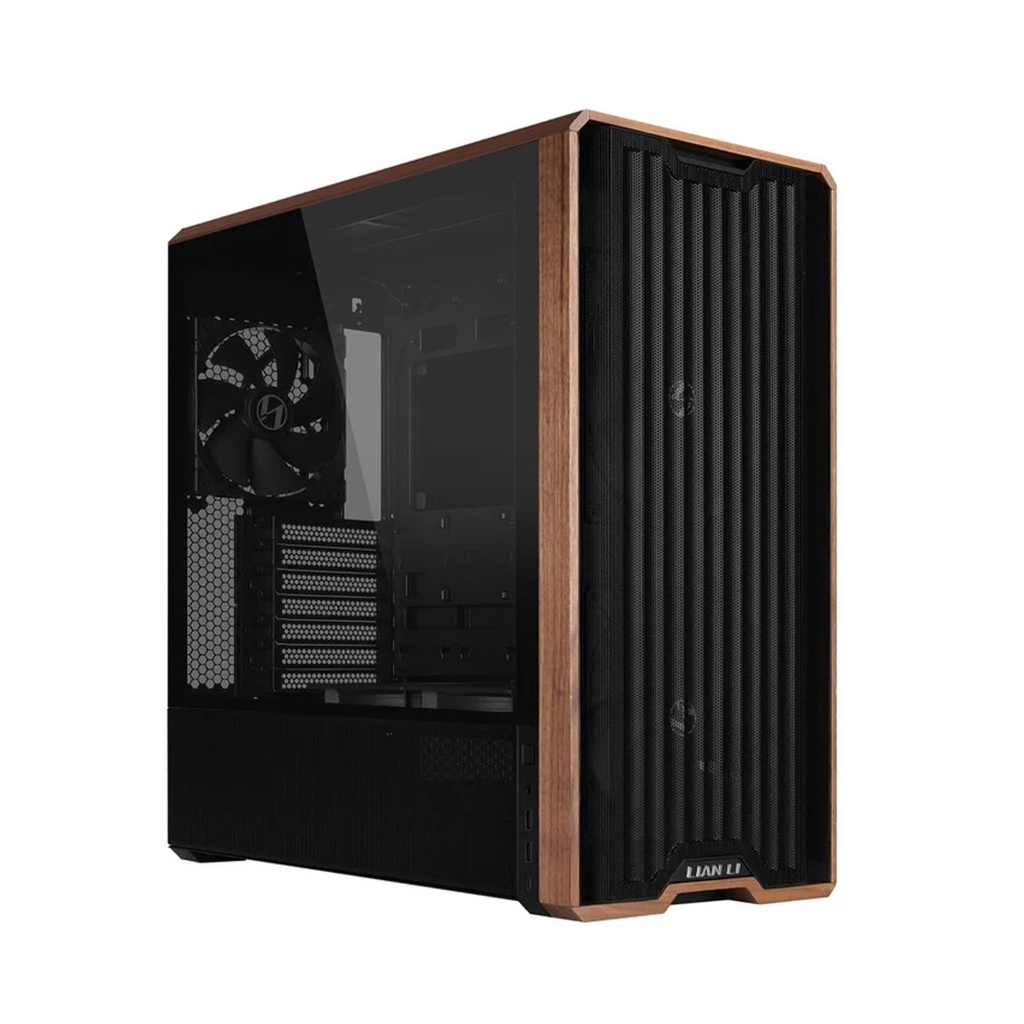 Lian Li Lancool 217 Mid Tower ATX Gaming Case - Black (5 Fans Included)