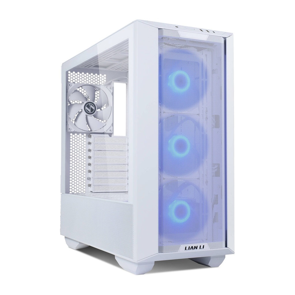 [NS007150] LIAN LI Lancool III RGB ATX Mid Tower Tempered Glass Side & Front Panel Aluminium Case with 4 ARGB Fans - White