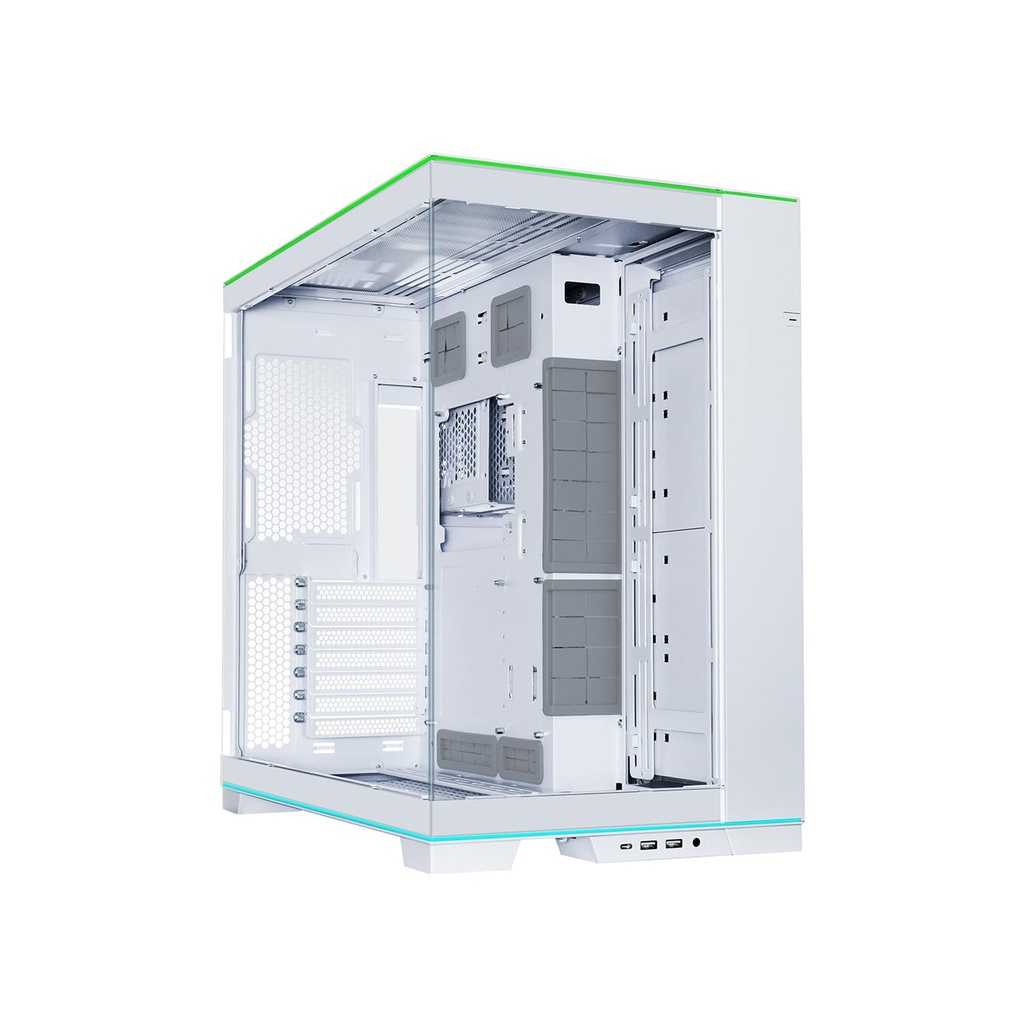 [NS030533] Lian Li O11 Dynamic EVO RGB E-ATX Mid Tower Gaming PC Case (Fans not Included)- White