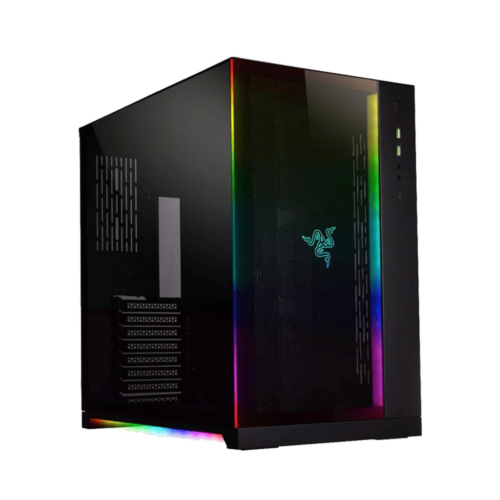 LIAN LI O11 Dynamic Razer Edition Mid Tower Gaming Case - Black