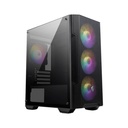MSI MAG Forge M100A ATX Micro Left Side Tempered Glass Panel Case With 4 RGB Fans - Black
